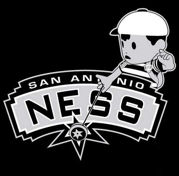 San Antonio Ness logo DIY iron on transfer (heat transfer)